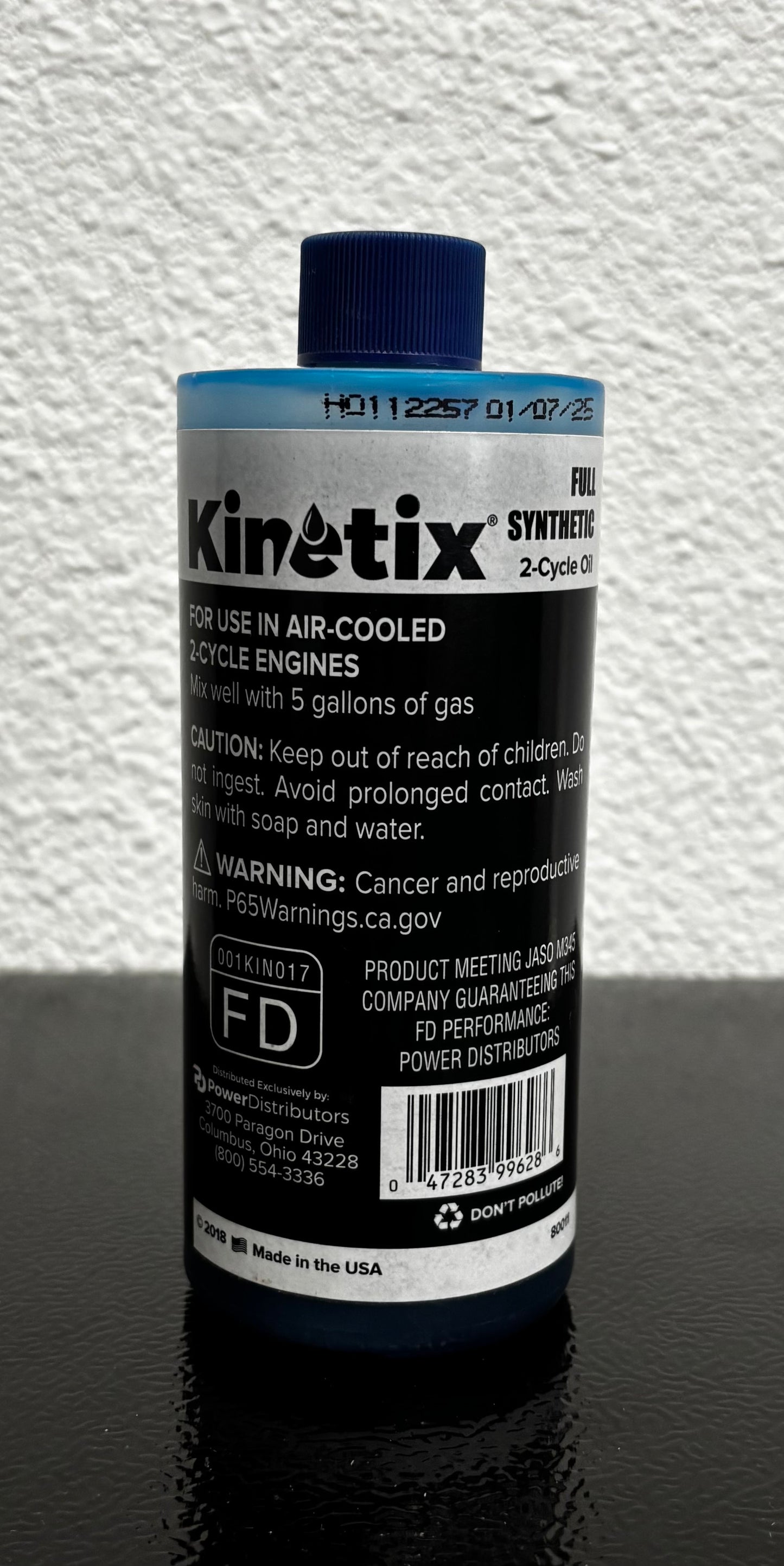 FULL SYNTHETIC 2-CYCLE OIL W/ FUEL STABILIZER 12.8 OZ 5 GAL MIX