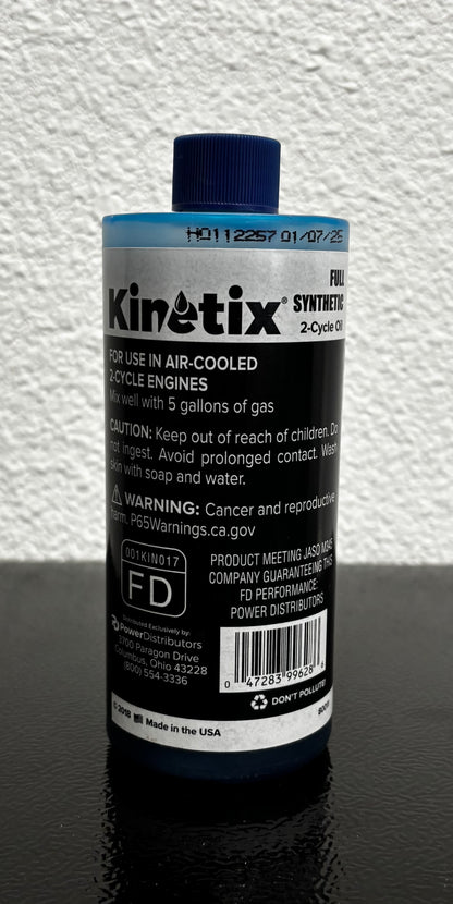 FULL SYNTHETIC 2-CYCLE OIL W/ FUEL STABILIZER 12.8 OZ 5 GAL MIX
