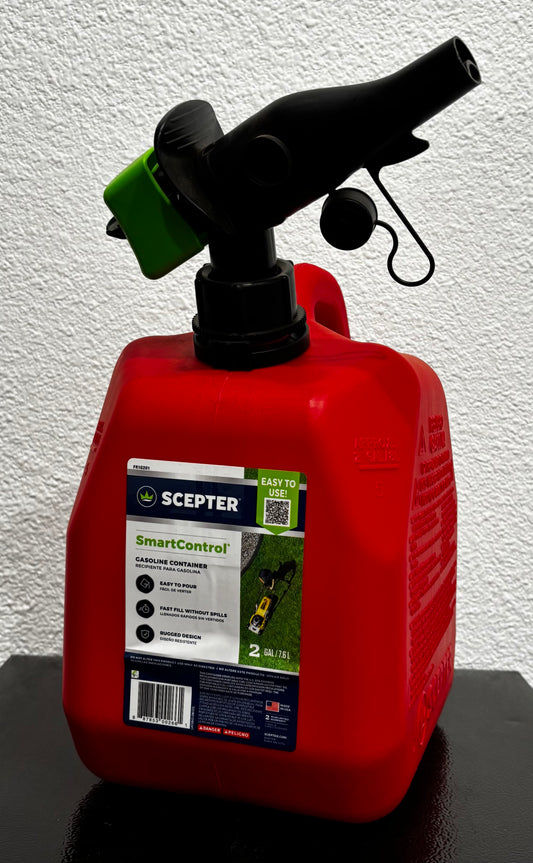 SCEPTER SMART CONTROL 2 GAL GAS CONTAINER
