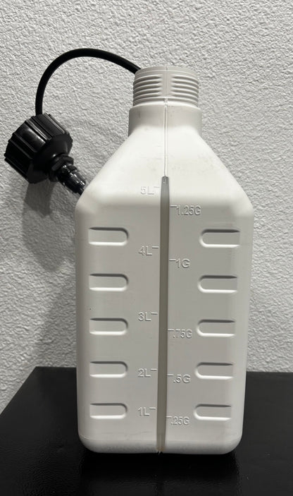 1.25 GAL JUG W/AUTO SPOUT-WHITE