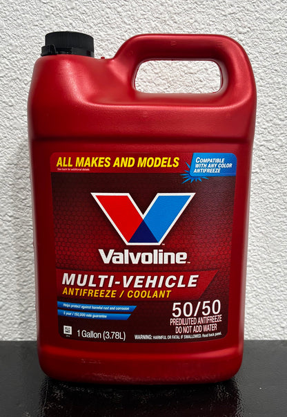 50/50 PREDILUTED YELLOW ANTIFREEZE