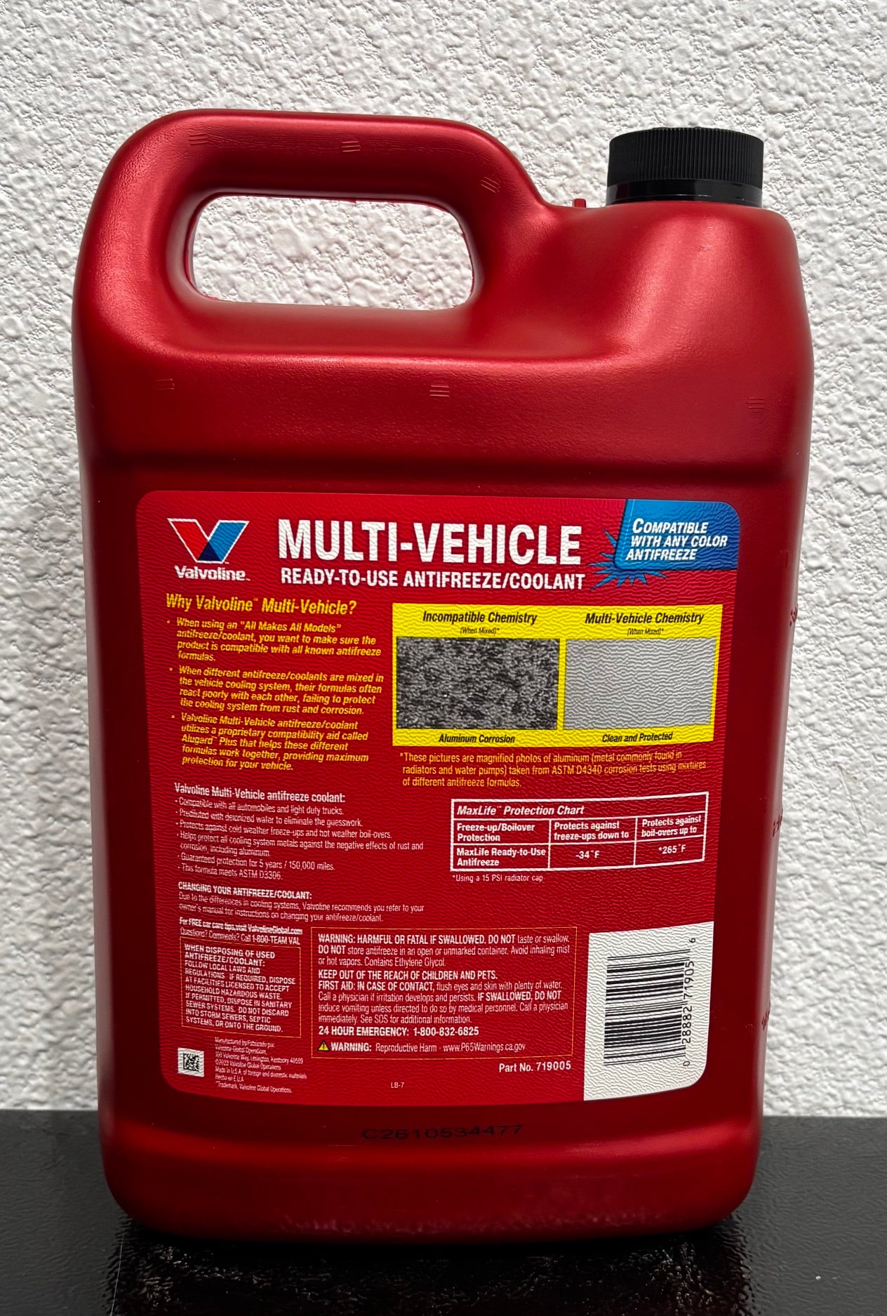 50/50 PREDILUTED YELLOW ANTIFREEZE