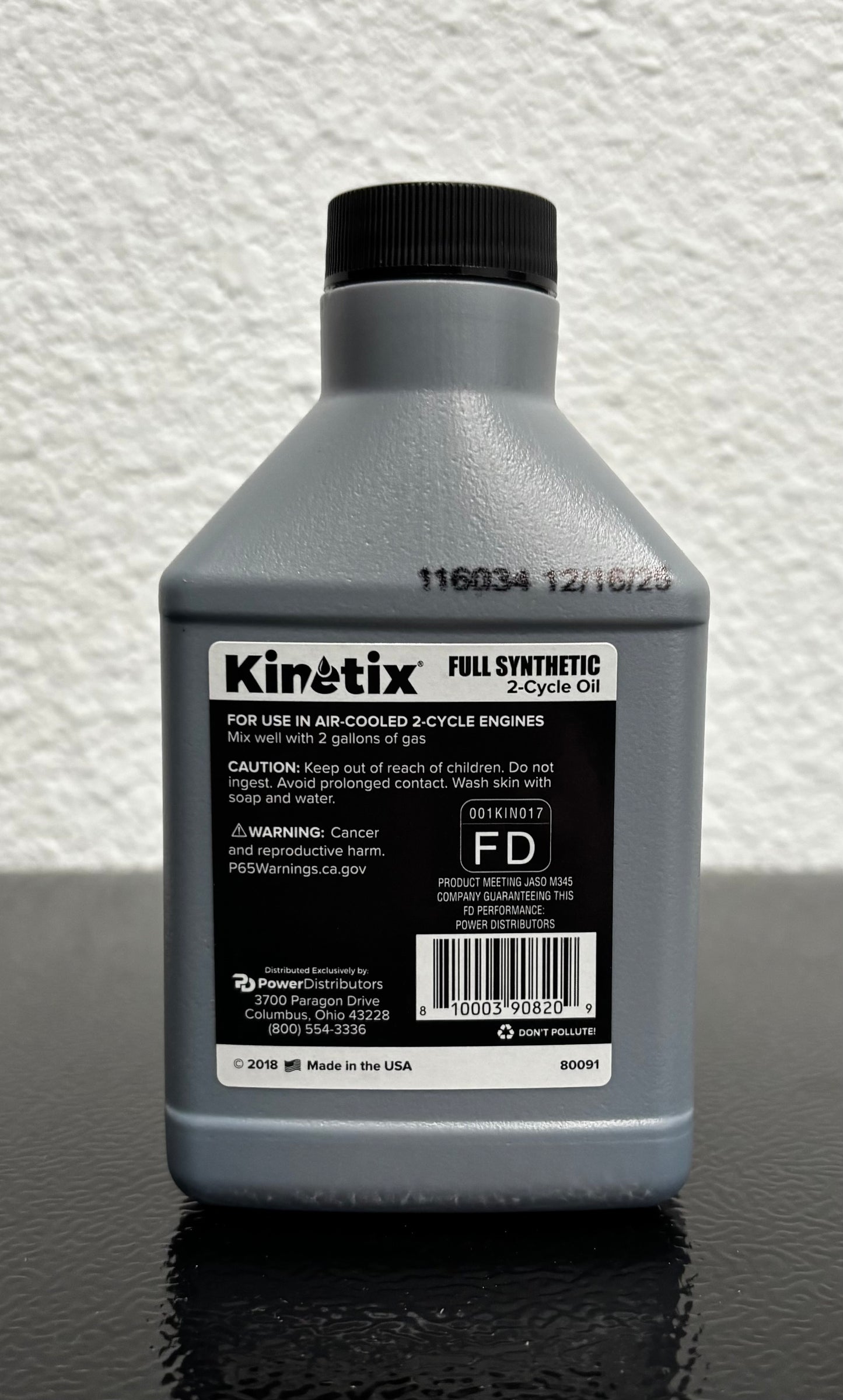 FULL SYN 2-CYCLE OIL W/ FUEL STABILIZER 5.2 OZ 2 GAL MIX