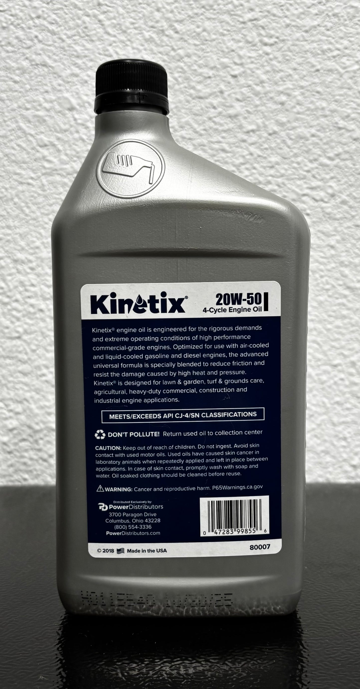 20W50 4-CYCLE ENGINE OIL QUART