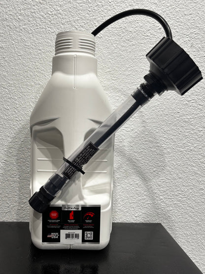 1.25 GAL JUG W/AUTO SPOUT-WHITE